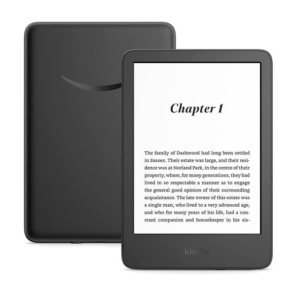 amazon kindle 2022 lettore e-book touch screen 16 gb wi-fi nero