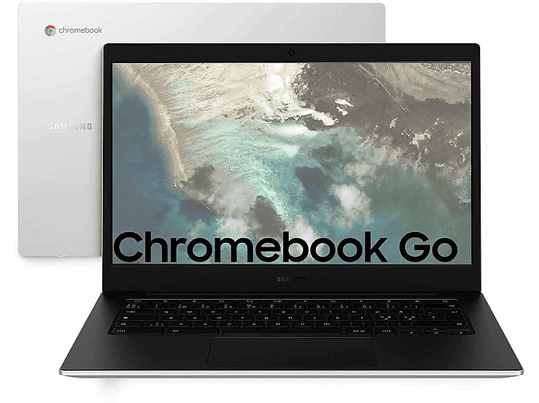 Samsung Galaxy Chromebook Go, 14 pollici, processore Intel® Celeron N4500, INTEL UHD Graphics, 8 GB, 64 GB eMMC, Gray