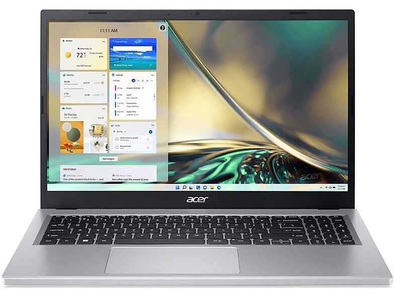 Acer Aspire 3 A315-510P-318V, 15,6 pollici, processore Intel® Core I3 N305, INTEL UHD Graphics, 8 GB, 256 GB SSD, Silver