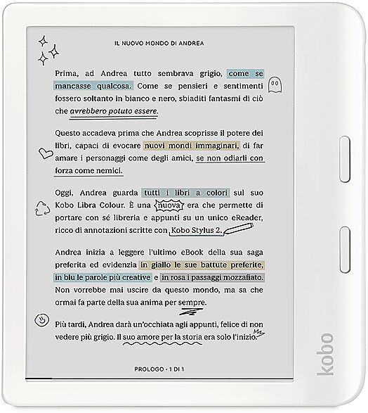 KOBO LETTORE E-BOOK  Libra Colour