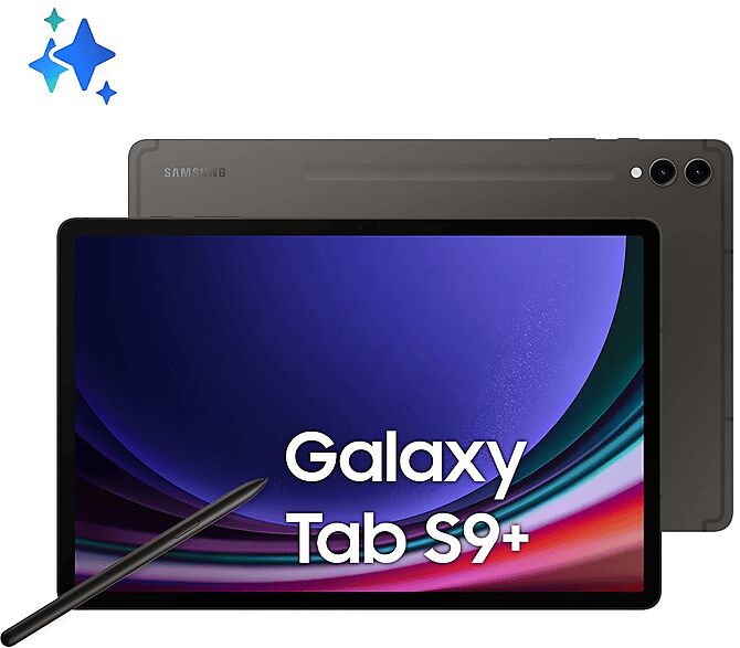 Samsung Tablet  Galaxy Tab S9+ 12+256GB, 256 GB, 12,4 pollici, Graphite