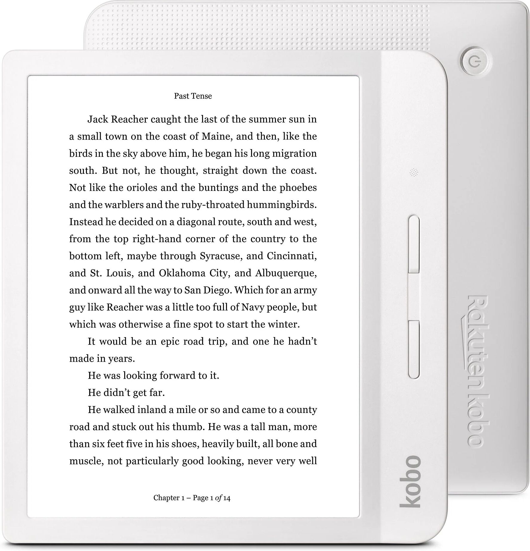 KOBO libra h2o 7in hd white comfortlight pro waterpr white in