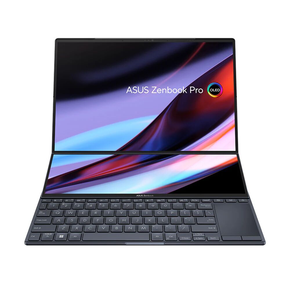 Asus Zenbook Pro 14 Duo OLED UX8402ZA-M3031W i7-12700H Computer portatile 36,8 cm (14.5) Touch screen 2.8K Intel® EVO™ i7 16 GB LPDDR5-SDRAM 1000 GB SSD Wi-Fi 6E (802.11ax) Windows 11 Home Nero