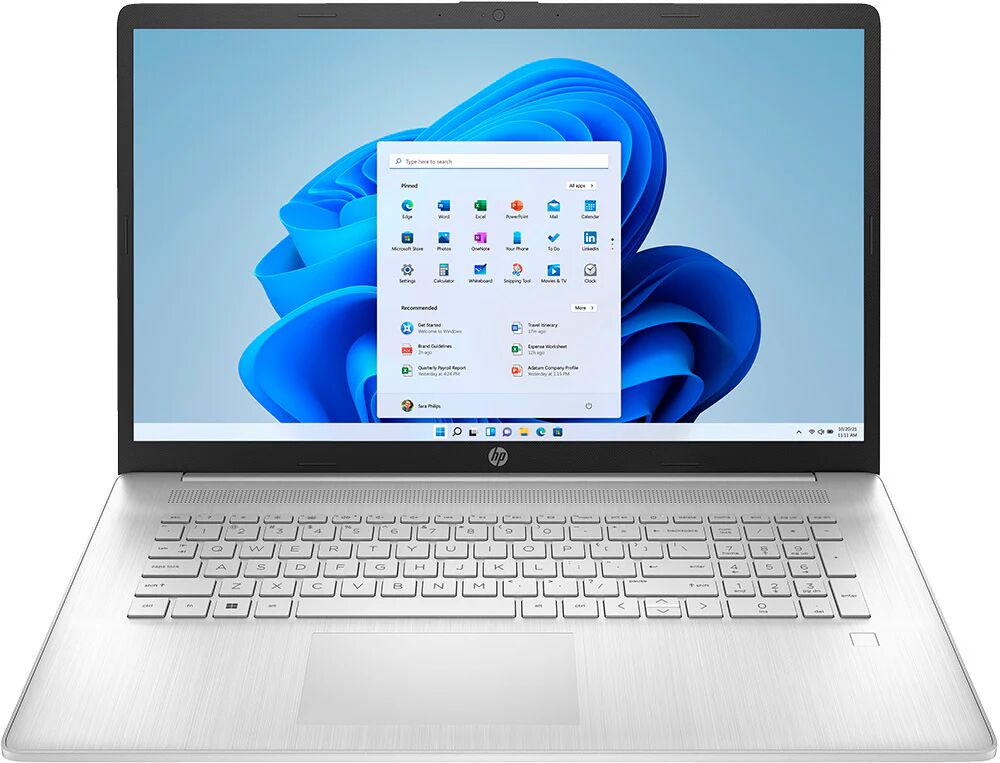 HP 17-cn2004nl i5-1235U Computer portatile 43,9 cm (17.3) Full HD Intel® Core™ i5 8 GB DDR4-SDRAM 512 GB SSD Wi-Fi 5 (802.11ac) Windows 11 Home Argento