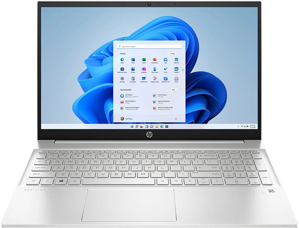 HP Pavilion 15-eg2013nl Computer portatile 39,6 cm (15.6) Full HD Intel® Core™ i7 i7-1255U 16 GB DDR4-SDRAM 1 TB SSD Wi-Fi 5 (802.11ac) Windows 11 Home Argento