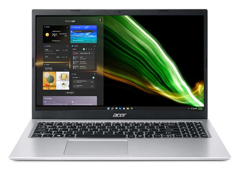 Acer Aspire 3 A315-58-58P4 Computer portatile 39,6 cm (15.6) Full HD Intel® Core™ i5 i5-1135G7 16 GB DDR4-SDRAM 256 GB SSD Wi-Fi 6 (802.11ax) Windows 11 Home Argento