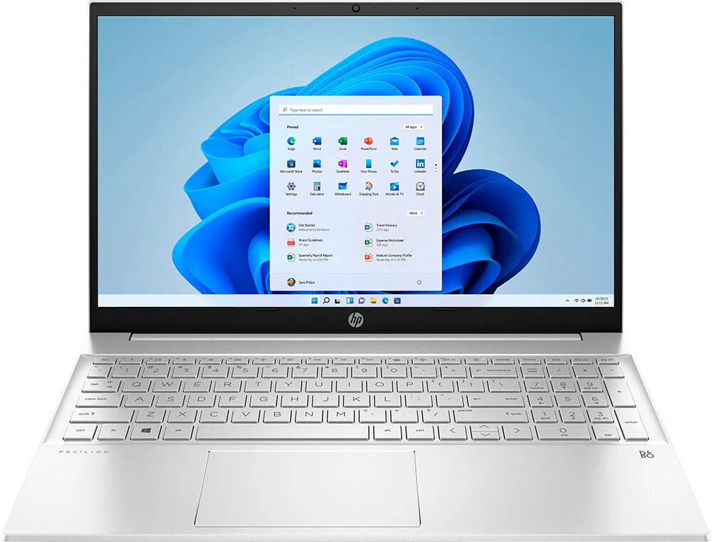 HP Pavilion 15-eh3011nl AMD Ryzen™ 7 7730U Computer portatile 39,6 cm (15.6) Full HD 16 GB DDR4-SDRAM 512 GB SSD Wi-Fi 6 (802.11ax) Windows 11 Home Argento