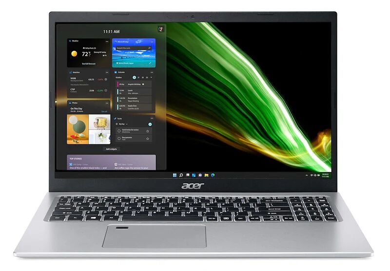 Acer Aspire 5 A515-56G-55EP i5-1135G7 Computer portatile 39,6 cm (15.6) Full HD Intel® Core™ i5 16 GB DDR4-SDRAM 512 GB SSD NVIDIA GeForce MX450 Wi-Fi 6 (802.11ax) Windows 11 Home Argento