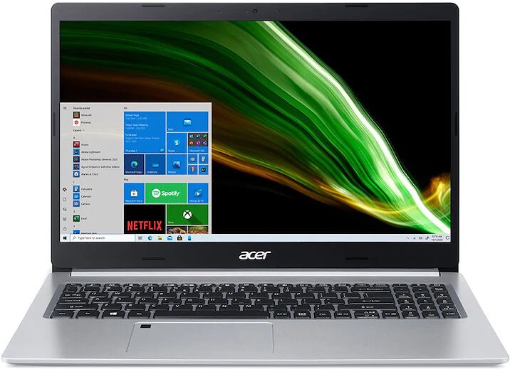 Acer Aspire 5 A515-45-R9Y5 Computer portatile 39,6 cm (15.6) Full HD AMD Ryzen™ 7 5700U 8 GB DDR4-SDRAM 512 GB SSD Wi-Fi 6 (802.11ax) Windows 10 Home Argento