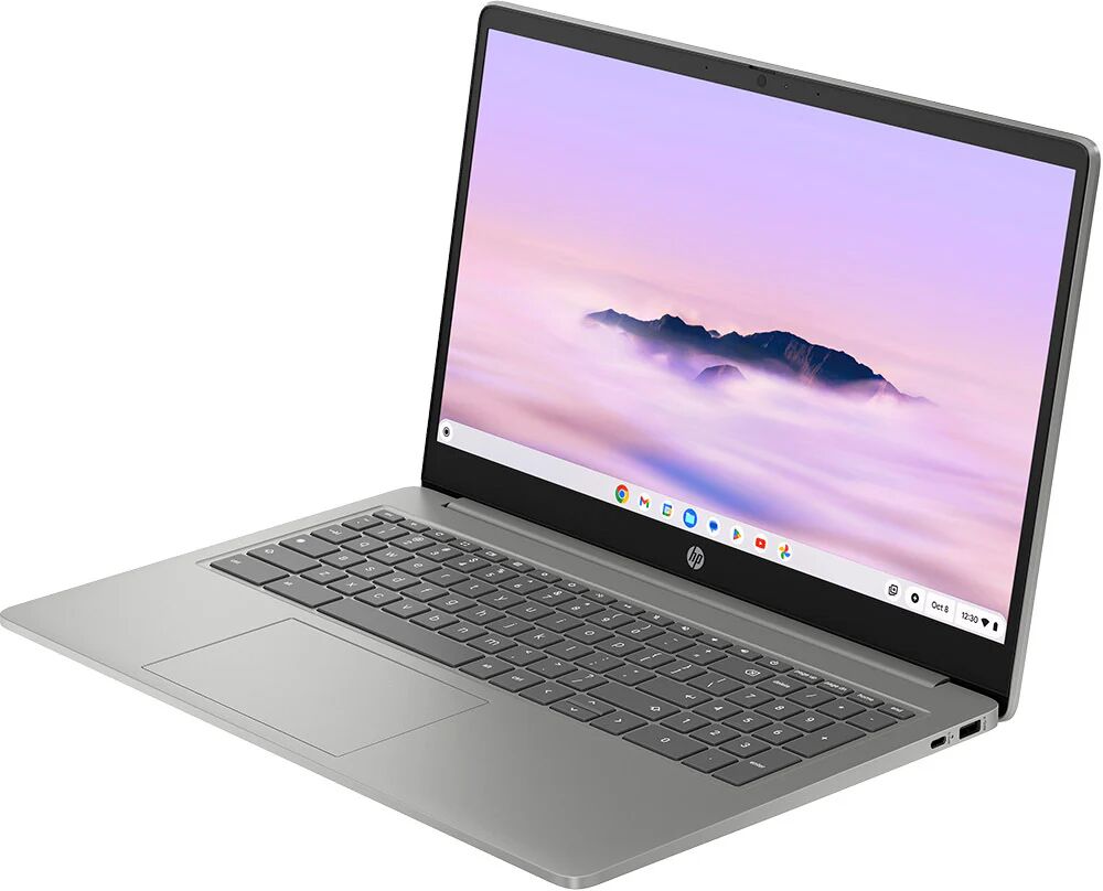 HP Chromebook Plus 15a-nb0011nl, ChromeOS, 15.6, Intel® Core™ i3, 8GB RAM, 128GB UFS, FHD