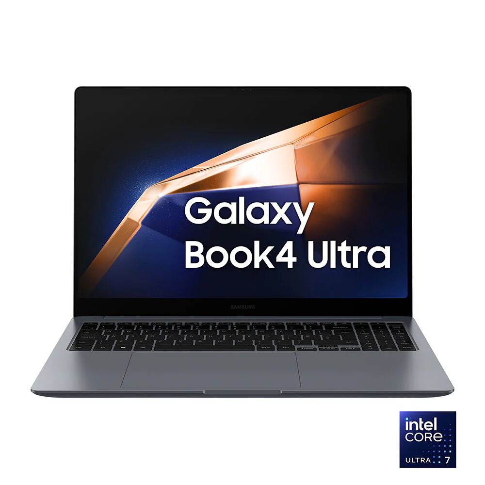 Samsung Galaxy Book4 Ultra Laptop, Intel® Core™ Ultra 7 155H, 16GB RAM, 512GB SSD, 16 Dynamic AMOLED 2X touch, Windows 11 Home, Moonstone Gray