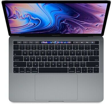 Apple MacBook Pro 2018   13.3"   Touch Bar   2.3 GHz   8 GB   256 GB SSD   grigio siderale   nuova batteria   SE