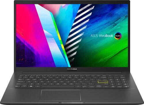 Asus VivoBook 15 OLED K513   i5-1135G7   15.6"   8 GB   512 GB SSD   FP   MX330   Illuminazione tastiera   nero   Win 10 Home   AR