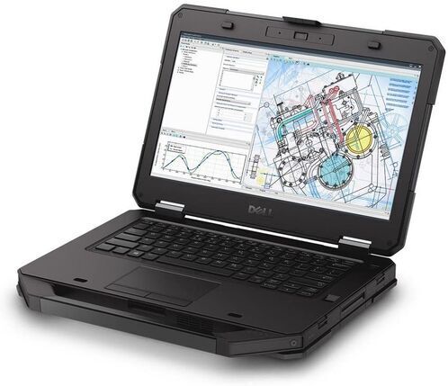 Dell Latitude 14 Rugged 5414   i5-6300U   14"   32 GB   1 TB SSD   FHD   Webcam   Illuminazione tastiera   4G   Win 10 Pro   DE