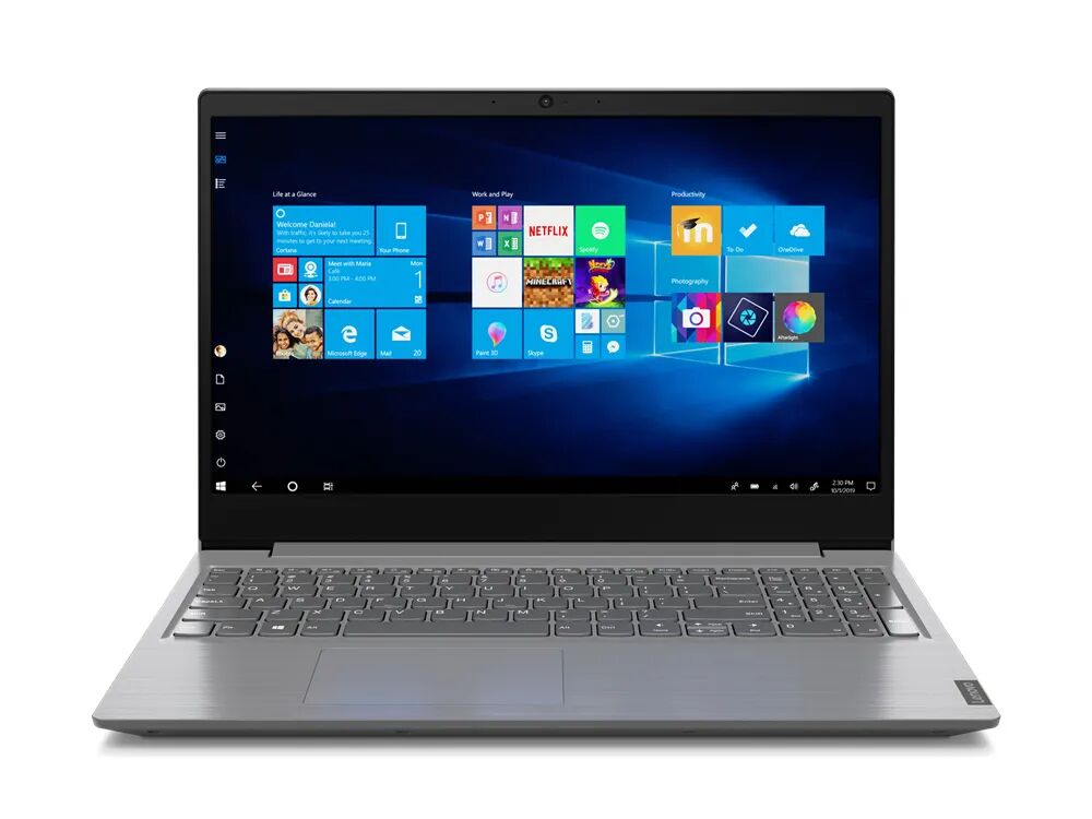 Lenovo Notebook  V V15 Computer portatile 39,6 cm (15.6") Full HD Intel® Core™ i3 i3-10110U 4 GB DDR4-SDRAM 256 SSD Wi-Fi 5 (802.11ac) Windows 10 Pro Grigio [82NB001XIX]