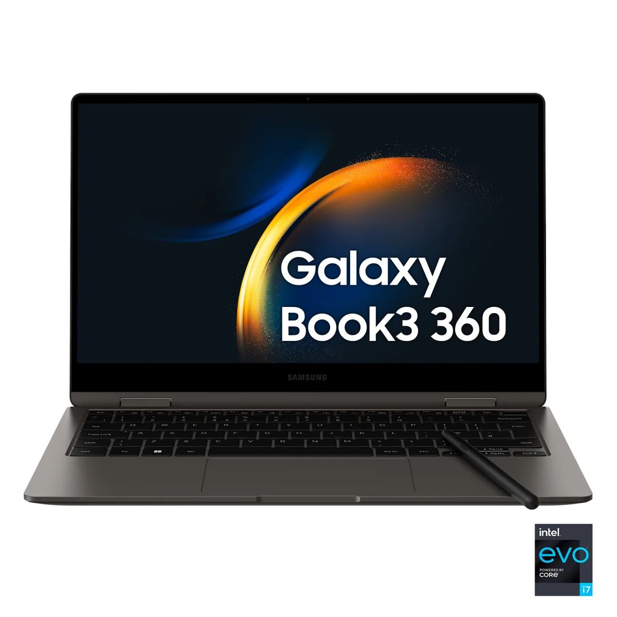 Samsung Notebook  Galaxy Book3 360 13.3" Laptop i7 16GB 512GB Windows 11 Pro Graphite [NP734QFG-KA1IT]