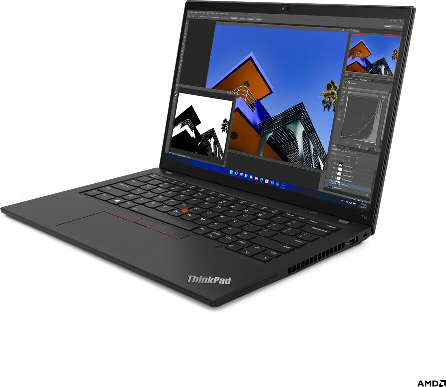 Lenovo ThinkPad T14 6850U Computer portatile 35,6 cm (14") WUXGA AMD Ryzen™ 7 PRO 16 GB LPDDR5-SDRAM 512 GB SSD Wi-Fi 6E (802.