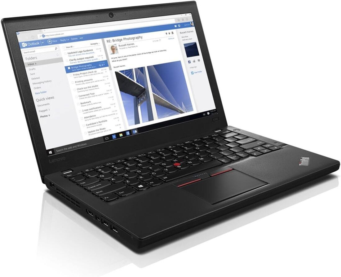 Lenovo ThinkPad X260 Notebook 12" Intel i5-6200U Ram 8GB SSD 240GB Webcam (Ricondizionato Grado A)