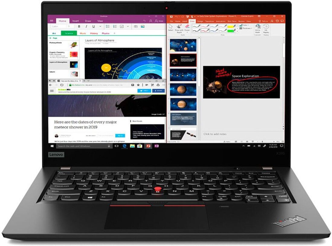 Lenovo ThinkPad X395 Notebook 13.3" Touchscreen AMD Ryzen 5 3500U Ram 16GB SSD 256GB Webcam (Ricondizionato Grado A)