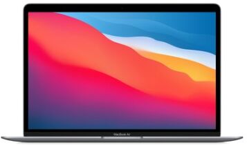 Apple MacBook Air 13" (Chip M1 con GPU 7-core, 256GB SSD, 8GB RAM) - Grigio Siderale (2020) (MGN63T/A)