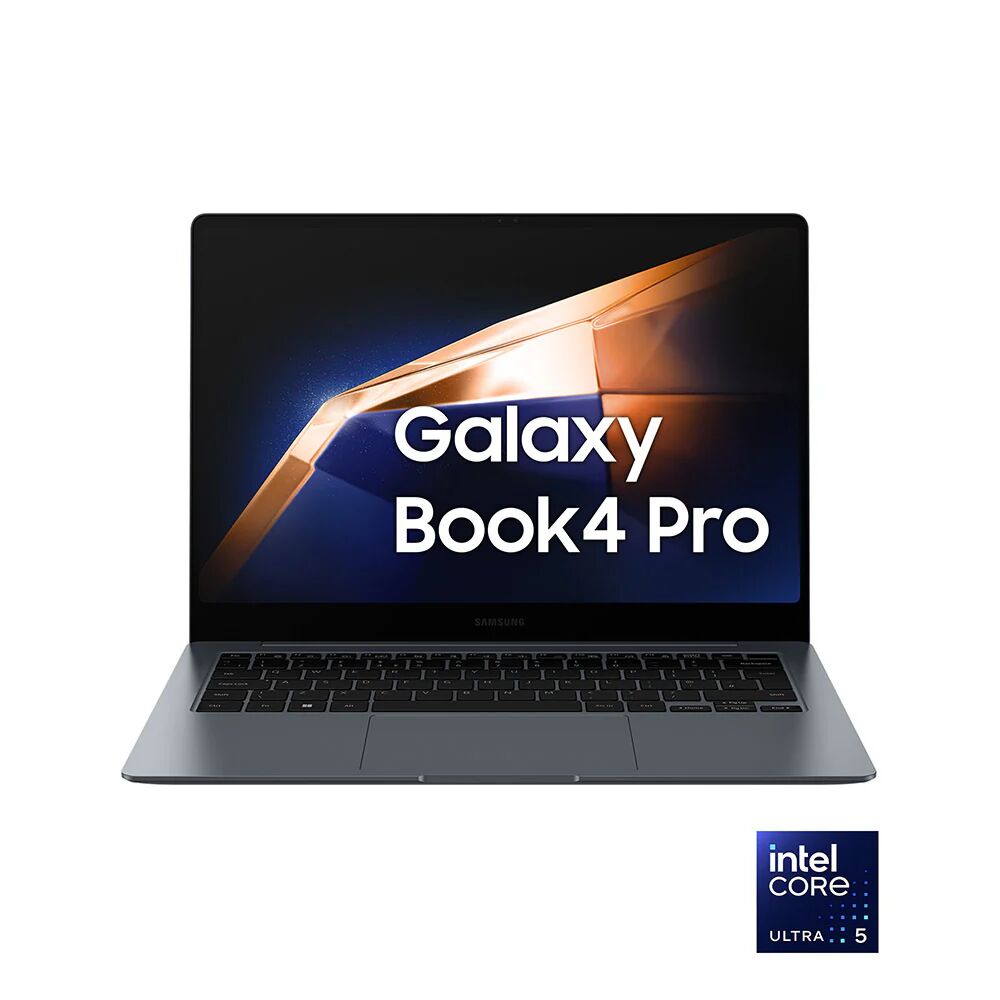 Samsung Galaxy Book4 Pro Laptop, Intel® Core™ Ultra 5 125H, 16GB RAM, 512GB SSD, 14 Dynamic AMOLED 2X touch, Windows 11 Home, Moonstone Gray