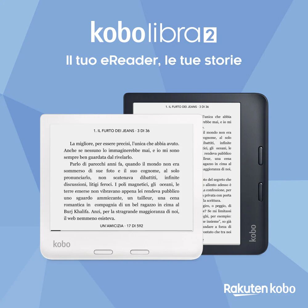 Rakuten Kobo Libra 2 lettore e-book Touch screen 32 GB Wi-Fi Nero