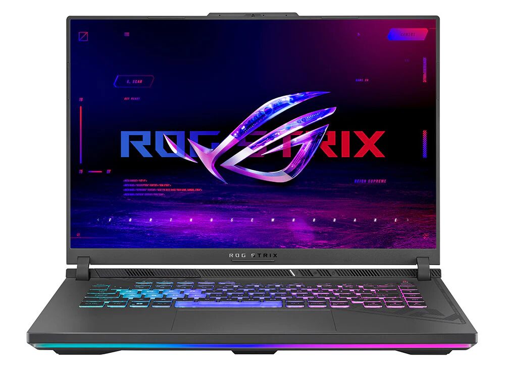 Asus ROG Strix G16 G614JZ-N3001W Intel® Core™ i7 i7-13650HX Computer portatile 40,6 cm (16) WUXGA 16 GB DDR5-SDRAM 512 GB SSD NVIDIA GeForce RTX 4080 Wi-Fi 6E (802.11ax) Windows 11 Home Grigio