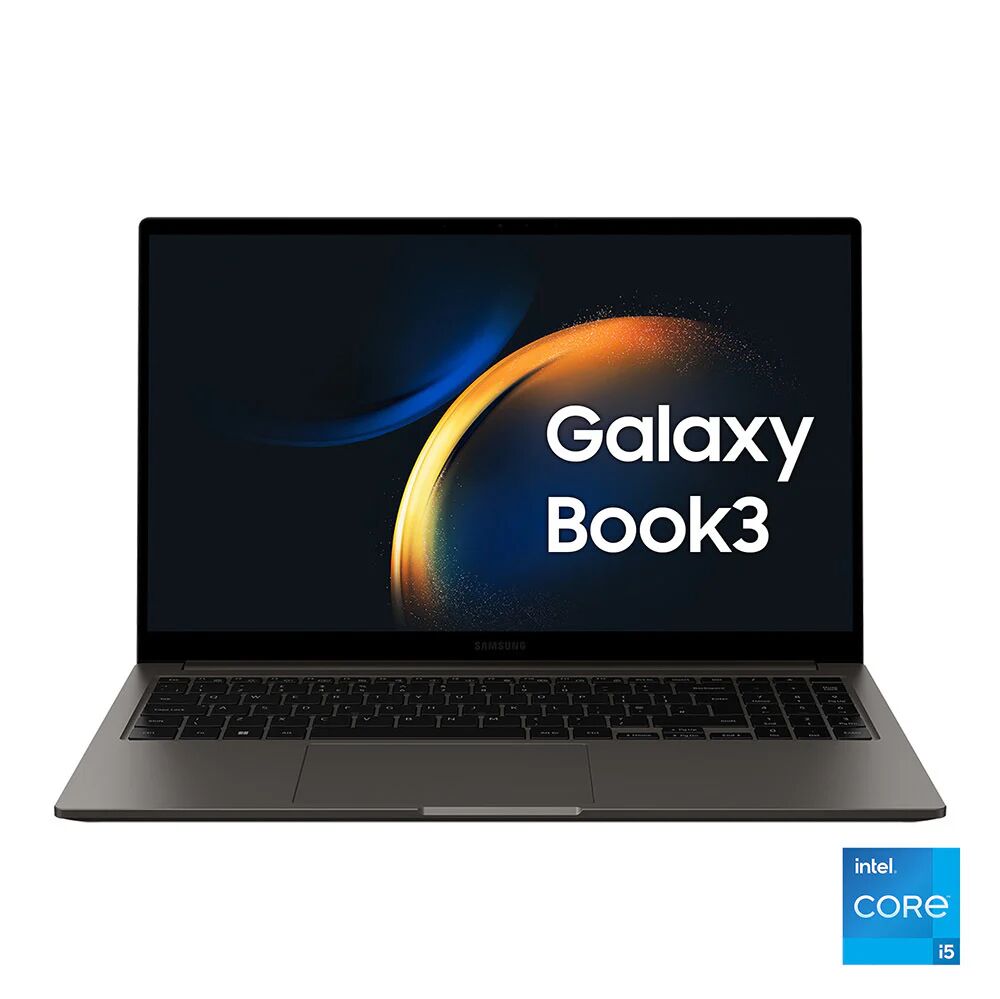 Samsung Galaxy Book3 Intel® Core™ i5 i5-1335U Computer portatile 39,6 cm (15.6) Full HD 16 GB LPDDR4x-SDRAM 1 TB SSD Wi-Fi 6 (802.11ax) Windows 11 Home Grafite