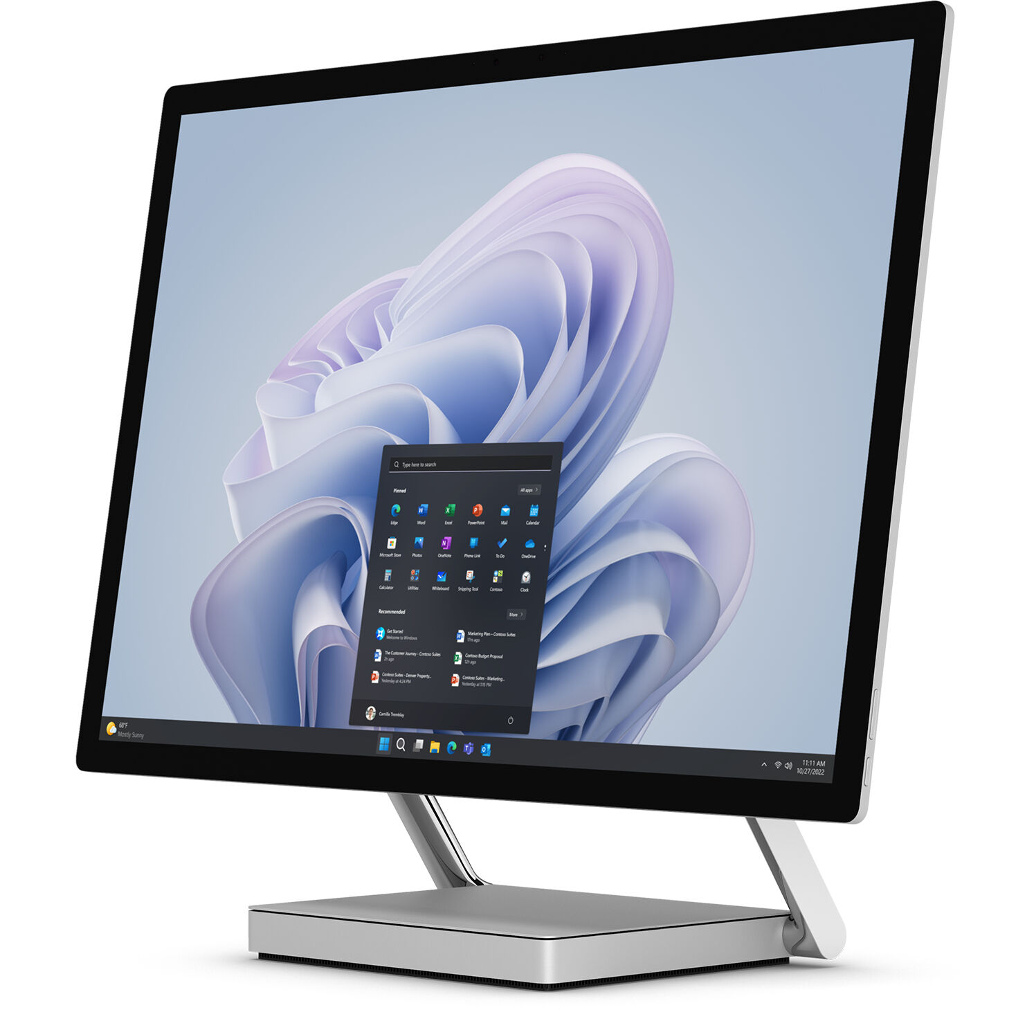 Microsoft Surface Studio 2+ Intel® Core™ i7 i7-11370H 71,1 cm (28") 4500 x 3000 Pixel Touch screen PC All-in-one 32 GB LPDDR4-SDRAM 1 TB SSD NVIDIA GeForce RTX 3060 Windows 11 Pro Wi-Fi 6 (802.11ax) Grigio [SBR-00002]