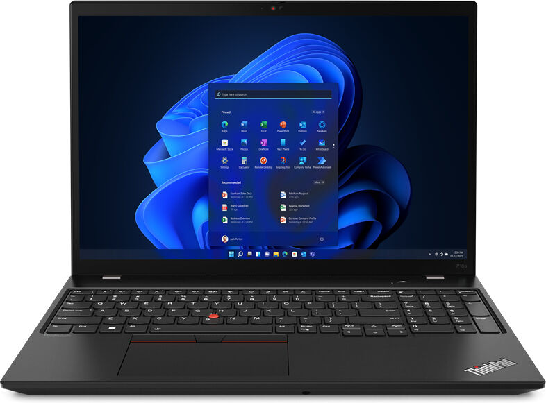 Lenovo Notebook  ThinkPad P16s AMD Ryzen™ 7 PRO 7840U Workstation mobile 40,6 cm (16") WUXGA 16 GB LPDDR5x-SDRAM 512 SSD Wi-Fi 6E (802.11ax) Windows 11 Pro Nero [21K9000FIX]