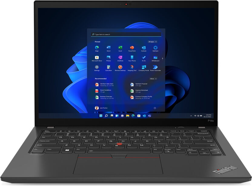 Lenovo Notebook  ThinkPad P14s Gen 4 (AMD) Workstation mobile 35,6 cm (14") WUXGA AMD Ryzen™ 7 PRO 7840U 16 GB LPDDR5x-SDRAM 512 SSD Wi-Fi 6E (802.11ax) Windows 11 Pro Nero [21K5000EIX]