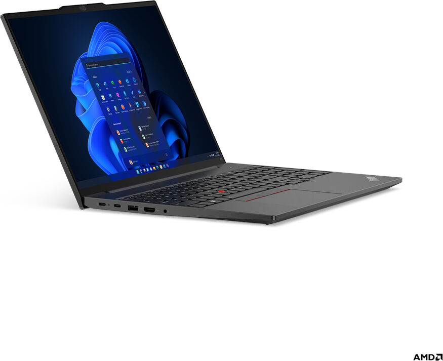 Lenovo Notebook  ThinkPad E16 Gen 1 (AMD) AMD Ryzen™ 5 7530U Computer portatile 40,6 cm (16") WUXGA 8 GB DDR4-SDRAM 512 SSD Wi-Fi 6 (802.11ax) Windows 11 Pro Nero [21JT001XIX]