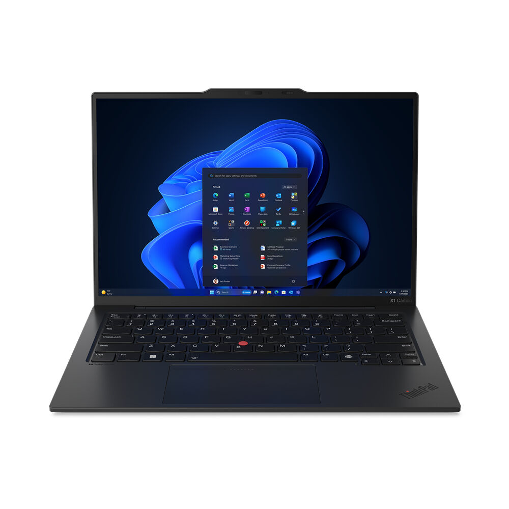 Lenovo Notebook  ThinkPad X1 Carbon Gen 12 Intel Core Ultra 5 125U Computer portatile 35,6 cm (14") WUXGA 16 GB LPDDR5x-SDRAM 512 SSD Wi-Fi 6E (802.11ax) Windows 11 Pro Nero [21KC004UIX]