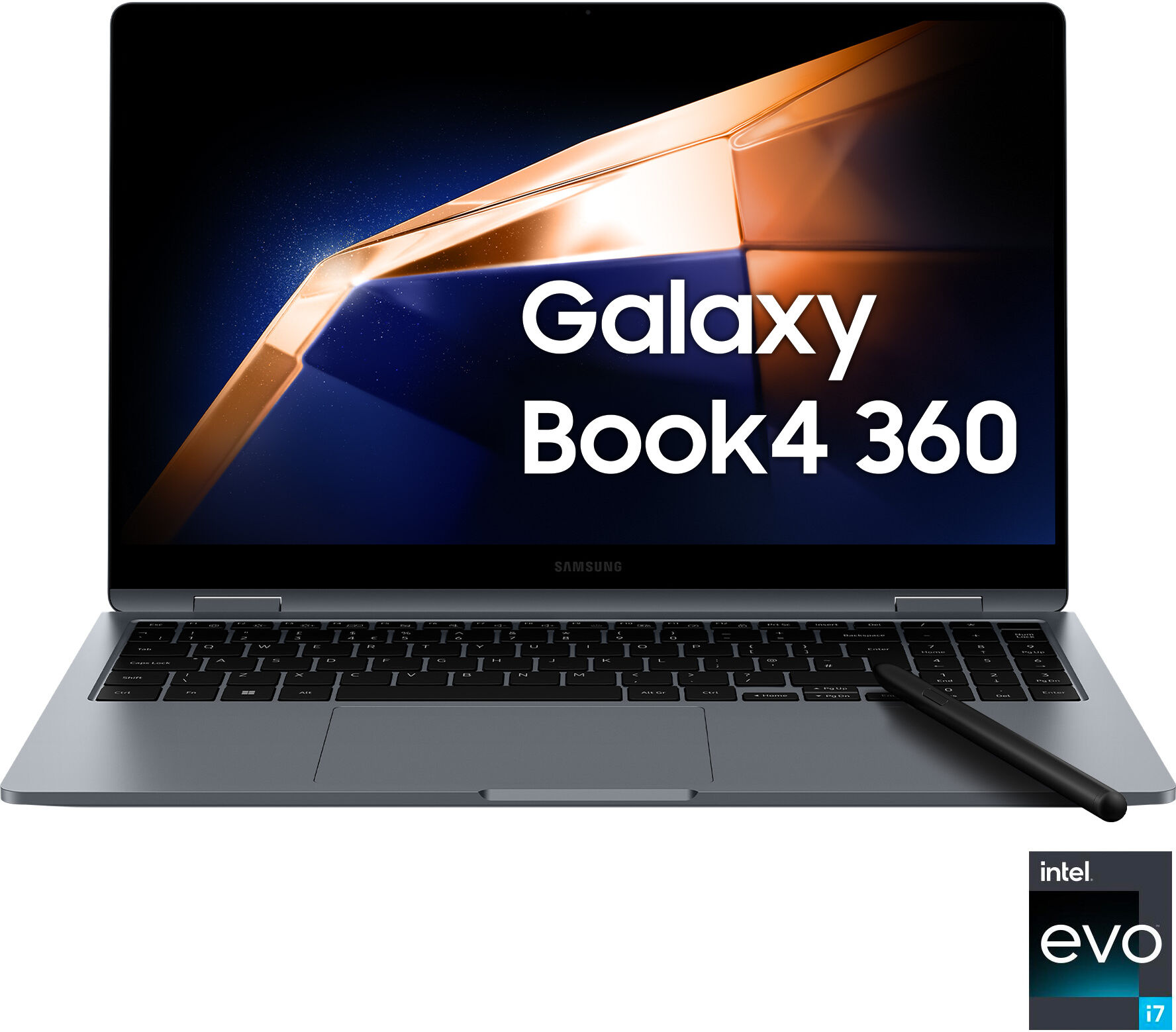 Samsung Notebook  Galaxy Book4 360 Intel Core 7 150U Ibrido (2 in 1) 39,6 cm (15.6") Touch screen Full HD 16 GB LPDDR5-SDRAM 512 SSD Wi-Fi 6E (802.11ax) Windows 11 Pro Grigio [NP754QGK-KG1IT]