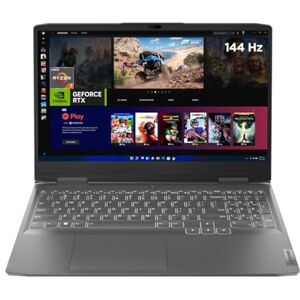 Lenovo LOQ Gaming Laptop, 15.6" FHD IPS 144Hz, AMD Ryzen 7 7840HS up to 5.1GHz, GeForce RTX 4050, 64GM DDR5, 2TB PCle 4.0, Backlit Keyboard, Wi-Fi 6, Webcam, RJ-45, Type-C, US Version KB, Win 11 Pro