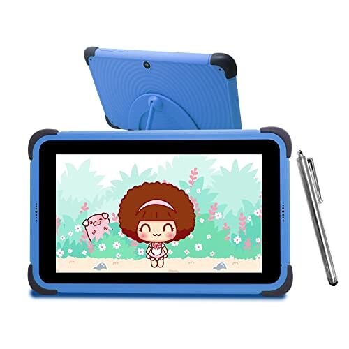 CWOWDEFU Tablet voor kinderen 8 inch Android tablet 32 GB ROM HD-scherm, Android-tablet met wifi voor kinderen, dubbele camera's 5MP + 8MP (blauw)