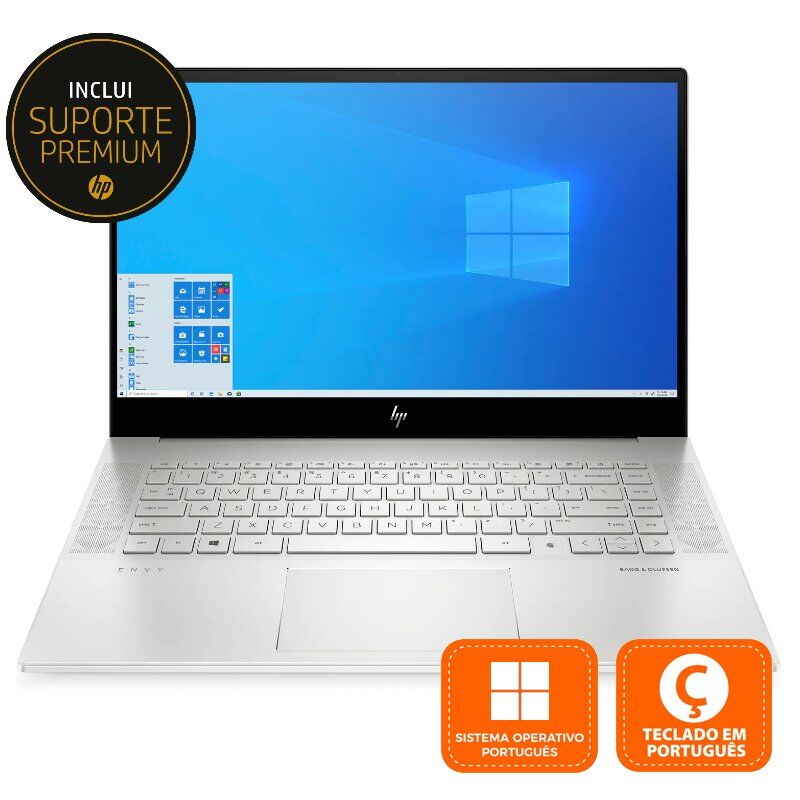 HP envy laptop 15-ep1011np intel core i9-11900h/32gb/1tb ssd/rtx 3060/15.6'' tátil (pt)