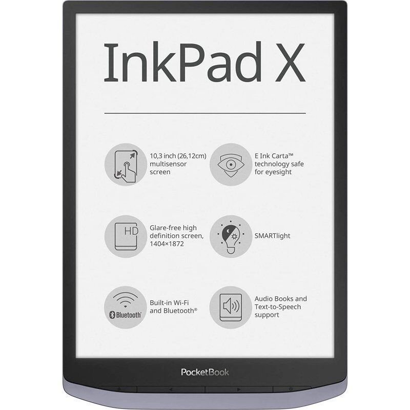 Pocketbook inkpad x ereader 10.3" 32gb cinzento
