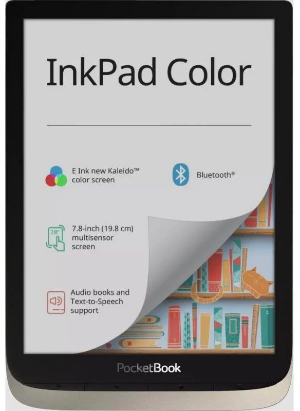 Pocketbook E-book Inkpad Color 7.8" 16gb (prateado) - Pocketbook