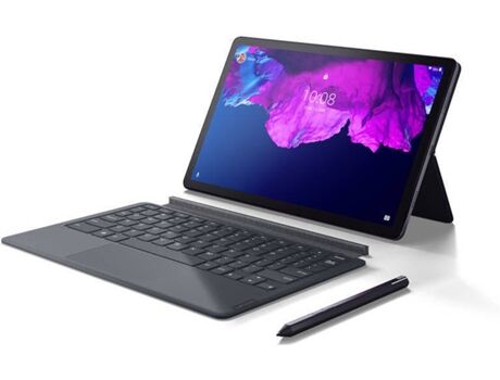 Lenovo Tablet Tab P11 (11.5'' - 128 GB - 4 GB RAM - Wi-Fi - Cinzento) Teclado + Pen Stylus