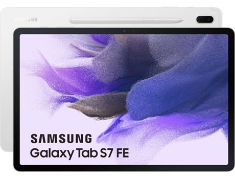 Samsung Tablet Galaxy Tab S7 FE (12.4'' - 64 GB - 4 GB RAM - Wi-Fi - Prateado)