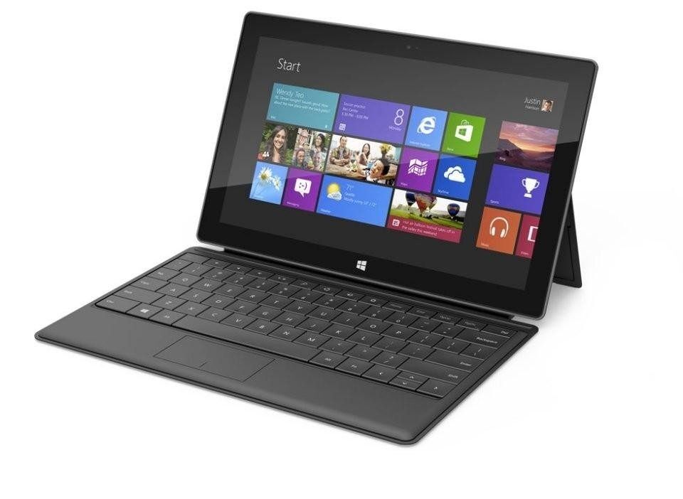 Microsoft Surface Pro 2 128GB med tangentbord (beg) (Klass C)