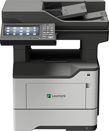 36SC982 Lexmark MB2650ADWE 4-i-1 monolaser-multifunktionsenhet (skrivare, kopiator, scanner, fax, WLAN, LAN, upp till 47 sidor/min, bil. Tryck på båda sidorna, 17,8 cm (färg) svart/grå