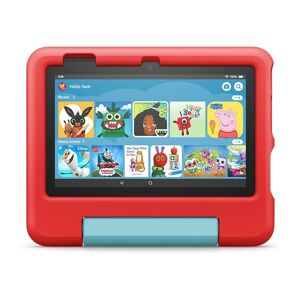 Amazon Fire 7 Kids Edition 16GB 7" Tablet (Ages 3-7) Red (2022)