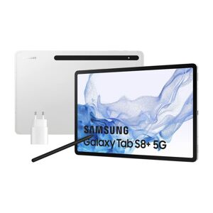 Samsung Galaxy Tab S8 Plus 5G Tablet Silver 5G 8 GB 128 GB 8 GB RAM