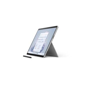 Microsoft Surface Pro 9 - 13 Inch 2-in-1 Tablet PC - Silver - Intel Core i7, 16GB RAM, 256GB SSD - Windows 11 Home - Device only, UK plug, 2022 model