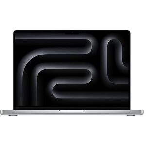 Apple 2023 MacBook Pro laptop M3 chip with 8‑core CPU, 10‑core GPU: 14.2-inch Liquid Retina XDR display, 8GB unified memory, 512GB SSD storage. Works with iPhone/iPad; Silver