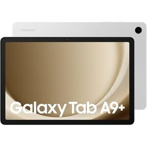 SAMSUNG Galaxy Tab A9+ Android Tablet, 64GB Storage, Large Display, 3D Sound, Silver, 3 Year Manufacturer Extended Warranty (UK Version)