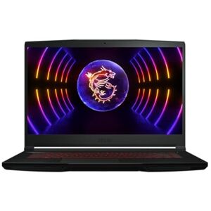 MSI Thin GF63 15 Inch FHD Gaming Laptop - (Intel Core i5-12450H, Nvidia GeForce RTX 2050, 16GB RAM, 512GB SSD, Windows 11 Home) - Black