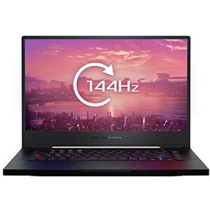 Asus ROG Zephyrus S GU502GV 15.6 Inch Full HD 144 Hz Gaming Laptop - (Black) (Intel i7-9750H, Nvidia GeForce RTX 2060 6 GB , 512 GB PCI-e SSD, 16 GB RAM, Per Key RGB) (Renewed)